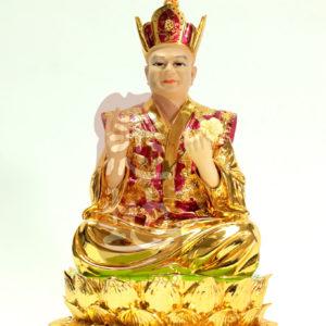 悉地精美独家定制 9"莲花童子金身 镀金（红）