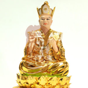 悉地精美独家定制 9"莲花童子金身 镀金（白）