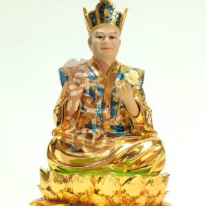 悉地精美独家定制 9"莲花童子金身 镀金（蓝）