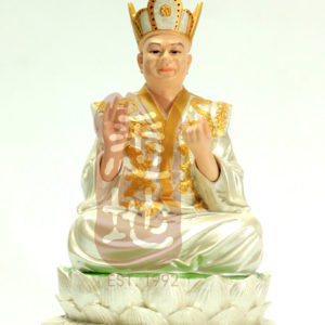 悉地精美独家定制 9"莲花童子金身 彩绘（白）