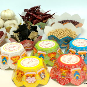 五彩八供碗 完整配套